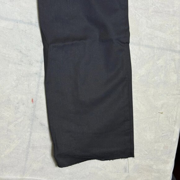 Dickies Chino Pants Womens Black Flat Front Workwear Straight Leg Size 16 UU NWT - Picture 8 of 16